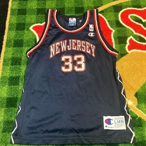 Vintage 2000s Stephon Marbury New Jersey Nets Champion Jersey Sz Youth L(14-16)